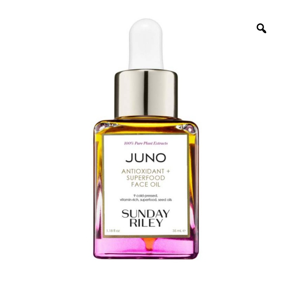 Sunday Riley Juno Antioxidant + Superfood Face Oil - Gold and Purple